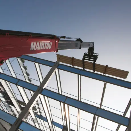 Подача материалов на высоту — пример работ